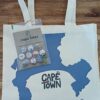 Signature Cape Totes Tote Bag & Badge Set