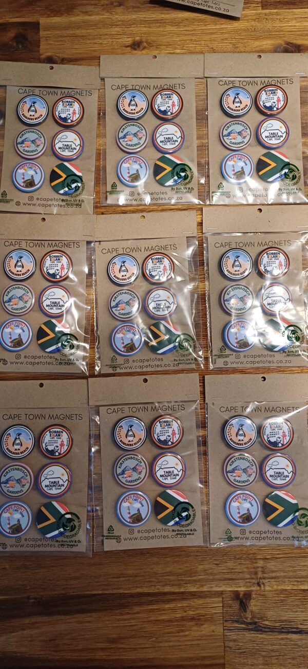Cape Totes Cape Town Magnet Set